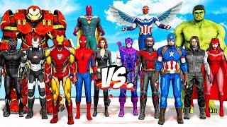 MARVEL CIVIL WAR - TEAM IRON MAN VS TEAM CAPTAIN AMERICA | EPIC SUPERHEROES BATTLE