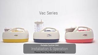 APEX｜Vac Series Installation & Operation Video - Portable Suction Unit