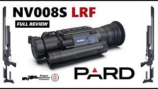 The PARD NV008S LRF Day or Night Vision Rifle Scope w/ Laser Range Finder & Ballistic Calculator