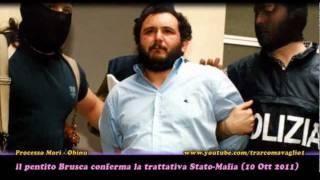 il pentito Brusca conferma la trattativa Stato-Mafia al processo Mori (10ott2011)