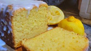 3 Ingredient Lemon Loaf Cake EASY | Boxed Cake Mix Hack #cooking