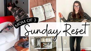 Sunday Reset Routine | Cleaning, Organizing + Planning | Mom Hacks + Homemaking Motivation