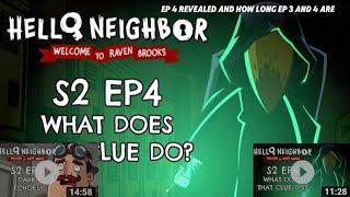 Hello Neighbor Welcome To Raven Brooks Season 2 Ep 4 revealed and how long ep 3 and 4 are