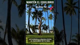 Mantén el equilibrio, toma clorofila #natural #elitatv #clorofila