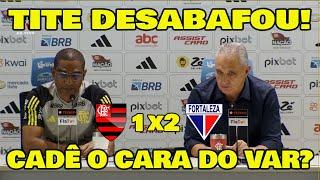 TITE ESCULACHOU O VAR! FLAMENGO 1x2 FORTALEZA O GOL FOI ILEGAL!