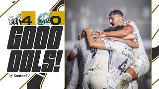 SANTOS 4 X 0 CORITIBA | GOLS | BRASILEIRO B (22/07/24)