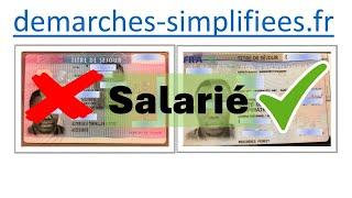 Prendre rendez-vous sur démarches simplifiées - renouveler titre de séjour salarié à la préfecture