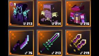 ALL NEW Uniques & Items Showcase Minecraft Dungeons (Echoing Void DLC)