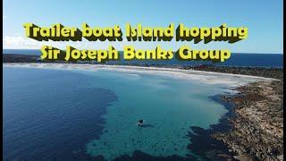 Trailer Boat camping & fishing adventure - Sir Joseph Banks Group, South Australia