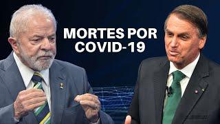 Lula e Bolsonaro divergem sobre fake news, vacinas e mortes durante a pandemia da covid-19