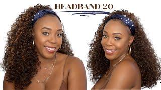 Motown Tress Synthetic Hair Headband Wig - HEADBAND20 --/WIGTYPES.COM