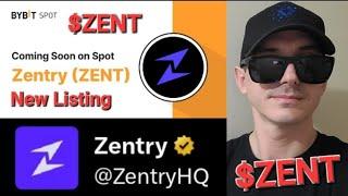 $ZENT - ZENTRY TOKEN CRYPTO COIN ZENT BYBIT GUILDFI GF ETH ETHEREUM USDT BLOCKCHAIN GAME NFTS GAMING