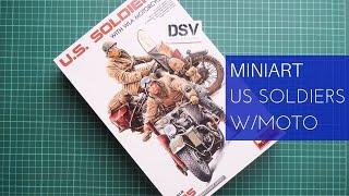 Miniart 1/35 US Soldiers with WLA Motorcycles (35422) Review