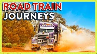 Driving Road Train Trucks Through The Australian Outback