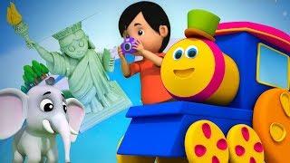 Bob der Zug | Um die Welt | Kinderreime für Kinder | Deutsch Kinderlied | Bob Around the World