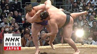 GRAND SUMO: Day 3 of the March 2025 Tournament - GRAND SUMO Highlights