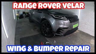 Range Rover velar repaired in a shed!! 