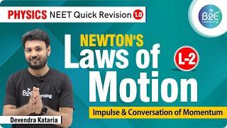 L-2 NLM | Impulse & Conversation of Momentum | Class 11 | B2E Learning | Physics | NEET | JEE | CBSE