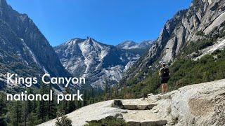 Hike and road trip in the USA | Kings Canyon - waterfalls and the grand sequoias