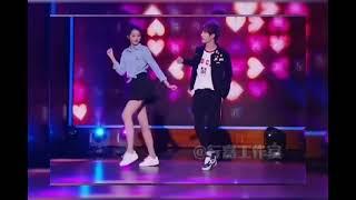 Guan Xiaotong ft Wang Yibo. Practice dancing really so cool.