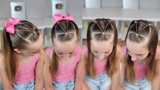 2 Peinados en 5 minutos!  Two 5 minute hairstyles tutorial