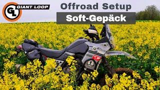 Motorrad Softgepäck | Perfekte offroad Gepäcklösung + NEW Giant Loop Mojavi Satteltaschen Review