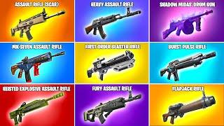 Evolution of All Fortnite Assault Rifles (Chapter 1 Season 1 - Chapter 6 Season 1)