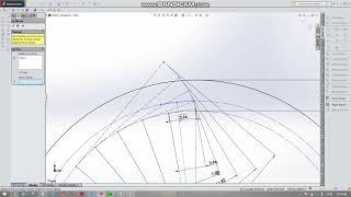 drawing involute curve and gear design in solidwork