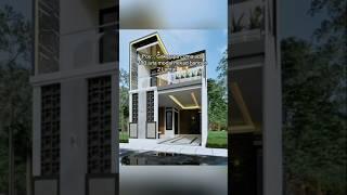 Desain Rumah minimalis dua lantai Budget 100 jutaan #inspirasidesainrumah #rumahidaman #disainrumah