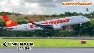 RARE VISITOR! Conviasa Embraer E190AR | Alba Games Charter | Planespotting Dominica (4K)