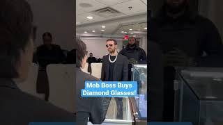 Mob Boss Buys Expensive Diamond Glasses!  #shorts