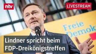 LIVE: Rede von Christian Lindner beim FDP-Dreikönigstreffen