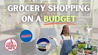 Grocery Shop With Me | $150 Budget | COSTCO, TRADER JOES + FARMERS MARKET