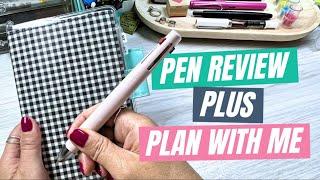   Pen Review & Plan With Me! | Zebra Blen 4+S Multi-Pen in Action + Weekly Setup