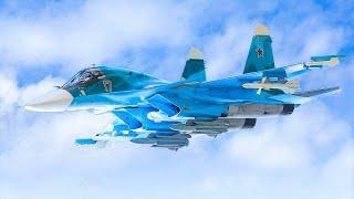 The Deadliest Sukhoi SU-34 Fullback Bomber Fighter Ever Made