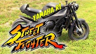 Yamaha R1 Street Fighter Build! - Building custom Yamaha Cafe Racer!