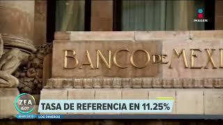 Banxico mantiene la tasa de referencia en 11.25% | Noticias con Francisco Zea