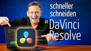 DaVinci Resolve: SCHNELLER schneiden und Zeit sparen!