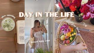 DAY IN THE LIFE | healthy morning habits, grocery shop & how I'm prepping for a future baby 