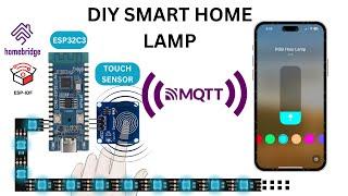 ESP32C3 Touch Pad Controlled Smart Home RGB Lamp