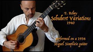 Schubert Variations by F. Rebay on a 1934 M. Simplicio guitar – Lorenzo Micheli