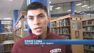 Edinburg Vela WR Signs To Play For Trinity