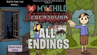 My Child Lebensborn — all endings | Secret ending | Good ending and Bad ending