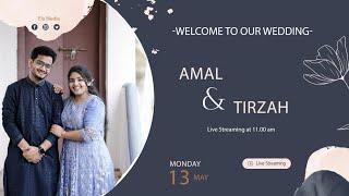 AMAL weds TIRZAH | Wedding Day Live Telecast | 13.05.2024 | #kefatv #kraisthavaezhuthupura