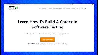 Software Testing Material Introduction Video