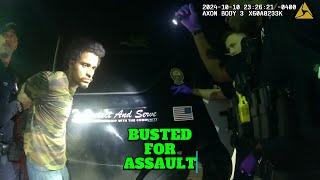 Busted for Spitting at the Cops and Trespassing - Palm Bach Gardens, Florida - October 10, 2024