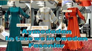 OWADAN FASONLAR instagram @aymoda_7755, TURKMEN GELIN GYZLARY, Модные Платья