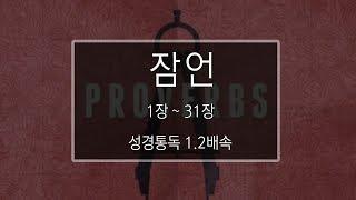 성경 읽기: 잠언 1장 - 31장