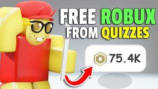  *NEW* How To Get FREE ROBUX By Solving Quizzes!