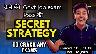 GOLDEN RULES TO CRACK ANY GOVERNMENT EXAMS | How to get Government jobs | COMPETITIVE EXAMS |